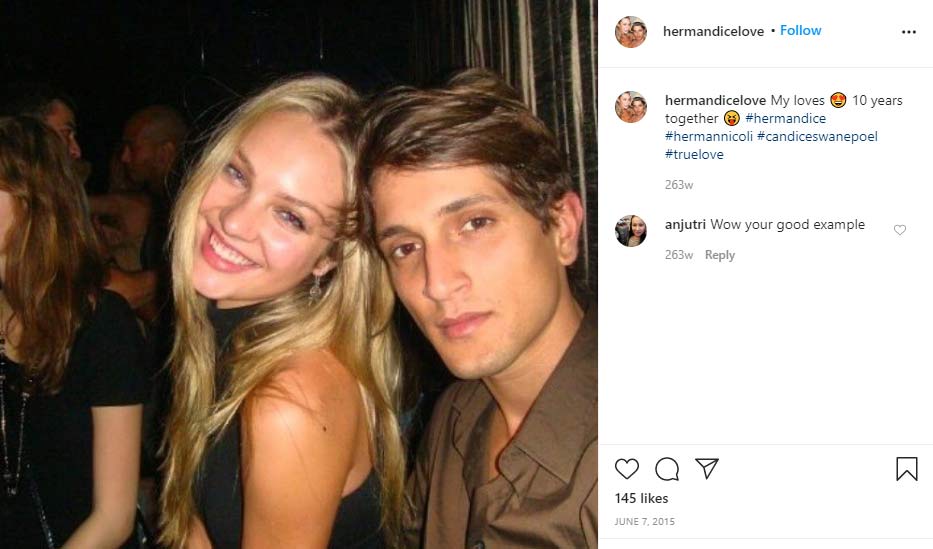 Hermann Nicoli ex-fianc&eacute;; baby father Candice Swanepoel