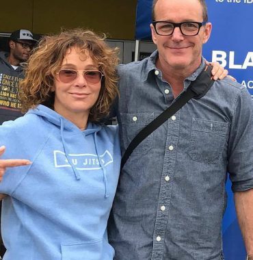 Clark Gregg wife photo