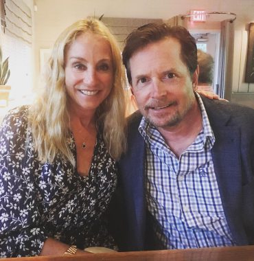 Michael J. Fox wife photo