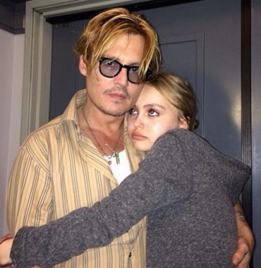 Lily-Rose Depp parents photo