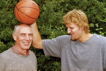 J&ouml;rg -Werner Nowitzki  father Dirk Nowitzki 